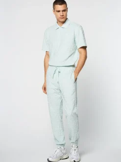 Sergio Tacchini Livata Monogram Track Pant- Surf Spray New