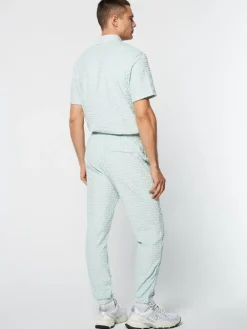 Sergio Tacchini Livata Monogram Track Pant- Surf Spray New