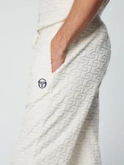 Sergio Tacchini Livata Monogram Track Pant- Gardenia Hot