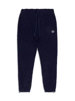 Sergio Tacchini Livata Monogram Track Pant- Maritime Blue Discount
