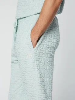 Sergio Tacchini Livata Monogram Track Pant- Surf Spray Discount