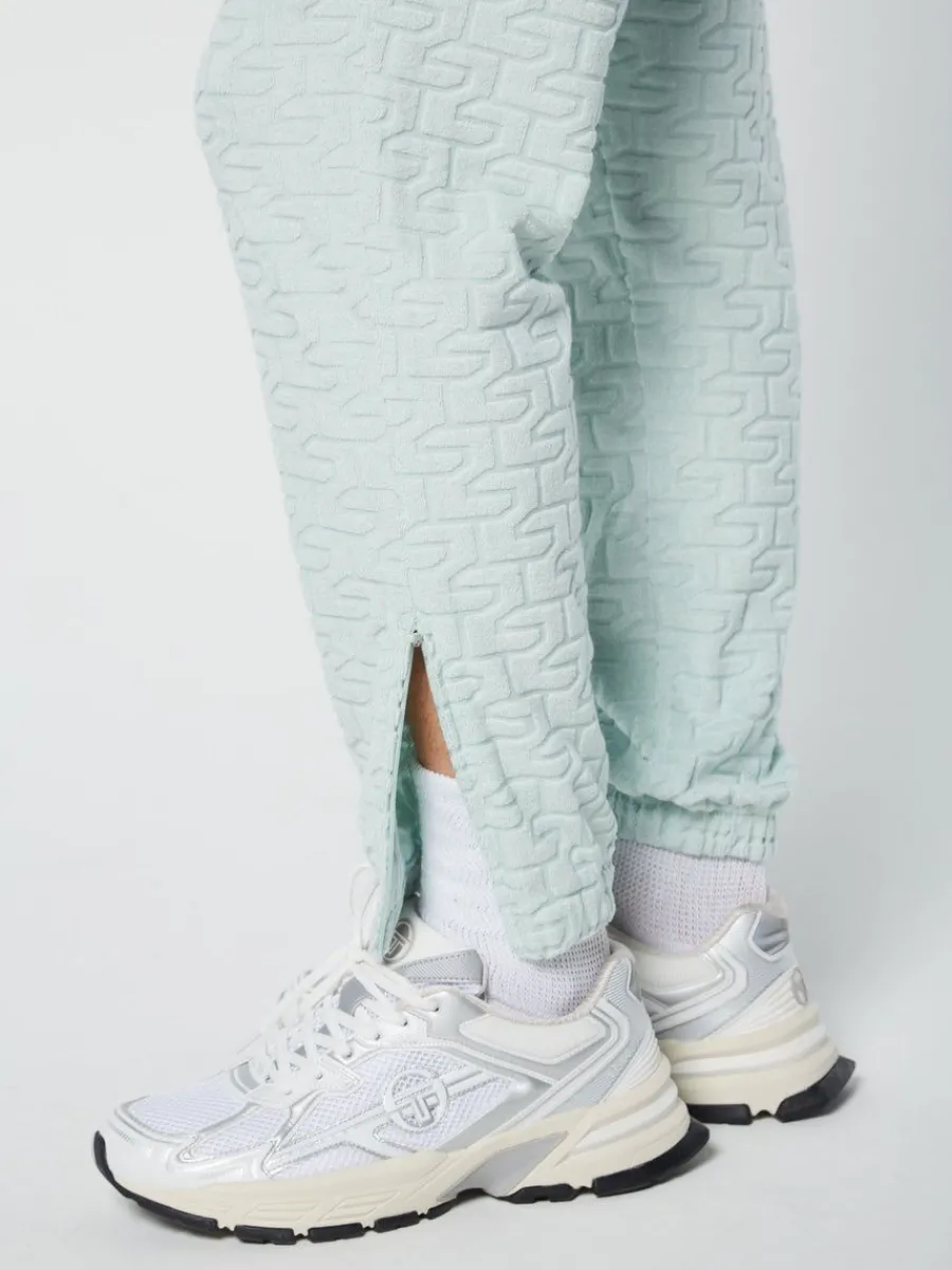 Sergio Tacchini Livata Monogram Track Pant- Surf Spray New