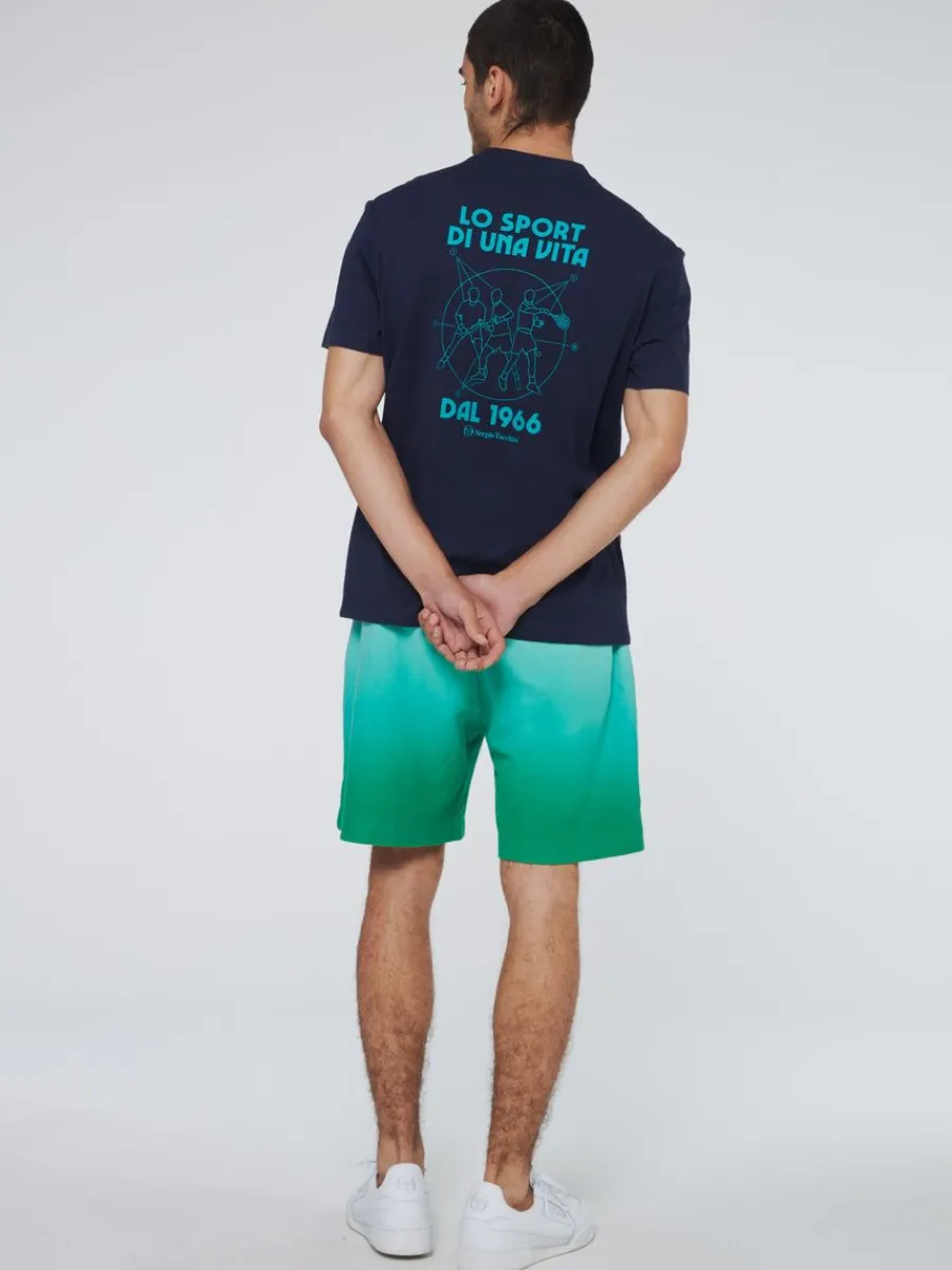 Sergio Tacchini Lo Sport T-Shirt- Maritime Blue Best