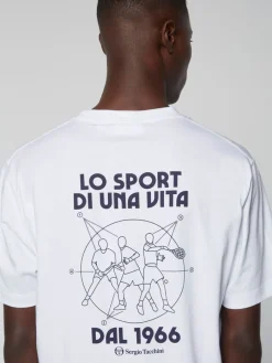 Sergio Tacchini Lo Sport T-Shirt-White Online