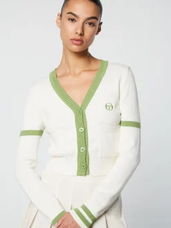 Sergio Tacchini Lucia Knit Cardigan- Gardenia Discount