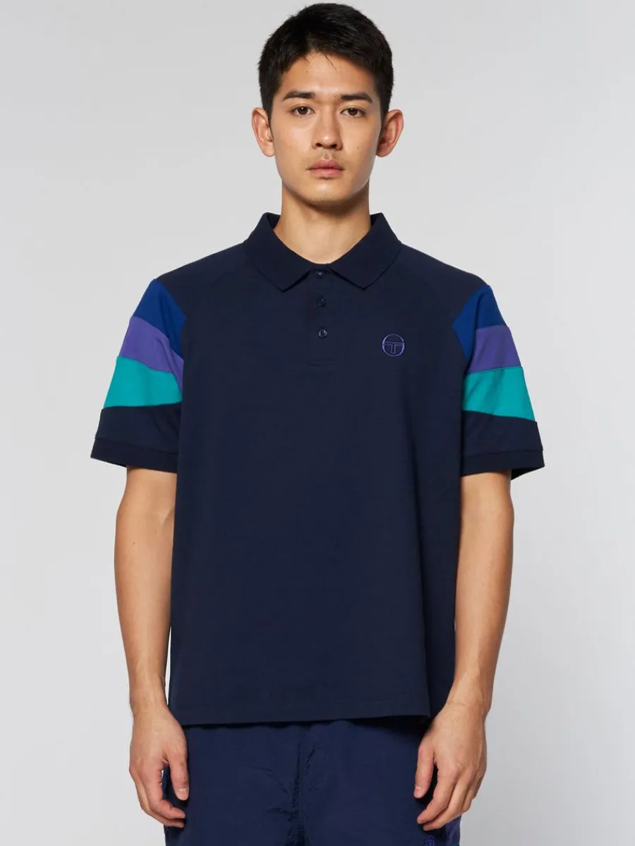 Sergio Tacchini Macao Polo- Maritime Blue Online