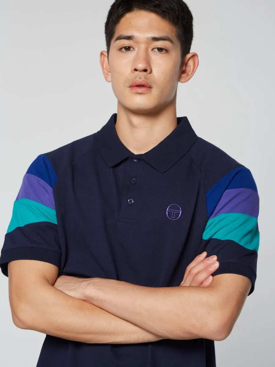 Sergio Tacchini Macao Polo- Maritime Blue Online
