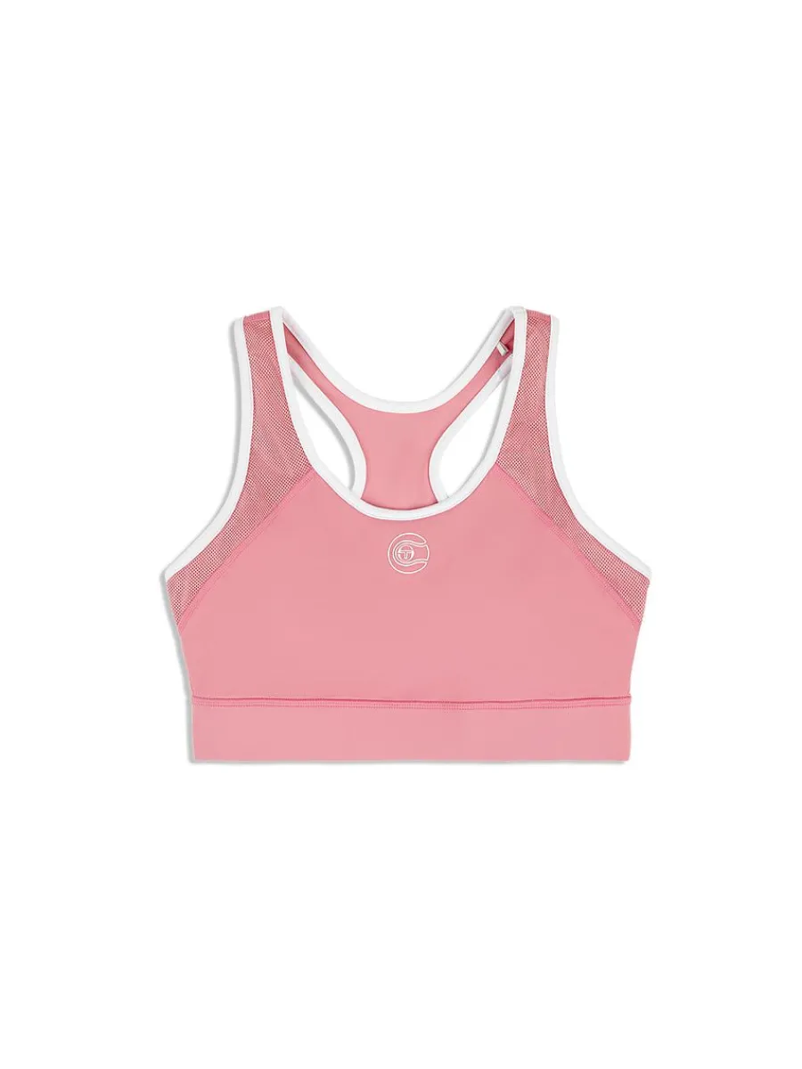 Sergio Tacchini Masaci Sports Bra- Wild Rose Outlet