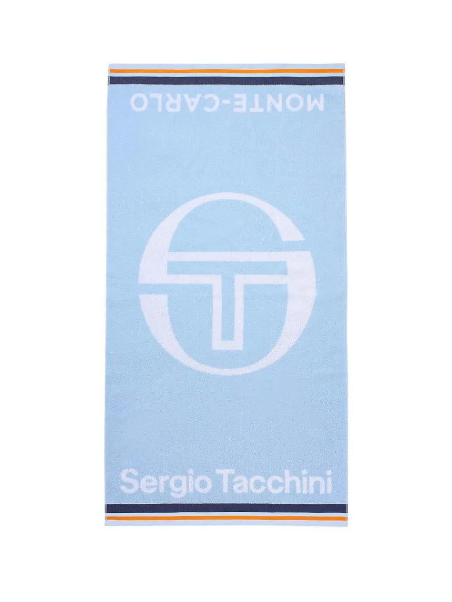 Sergio Tacchini Mc Staff Full-Size Towel- Light Blue Clearance