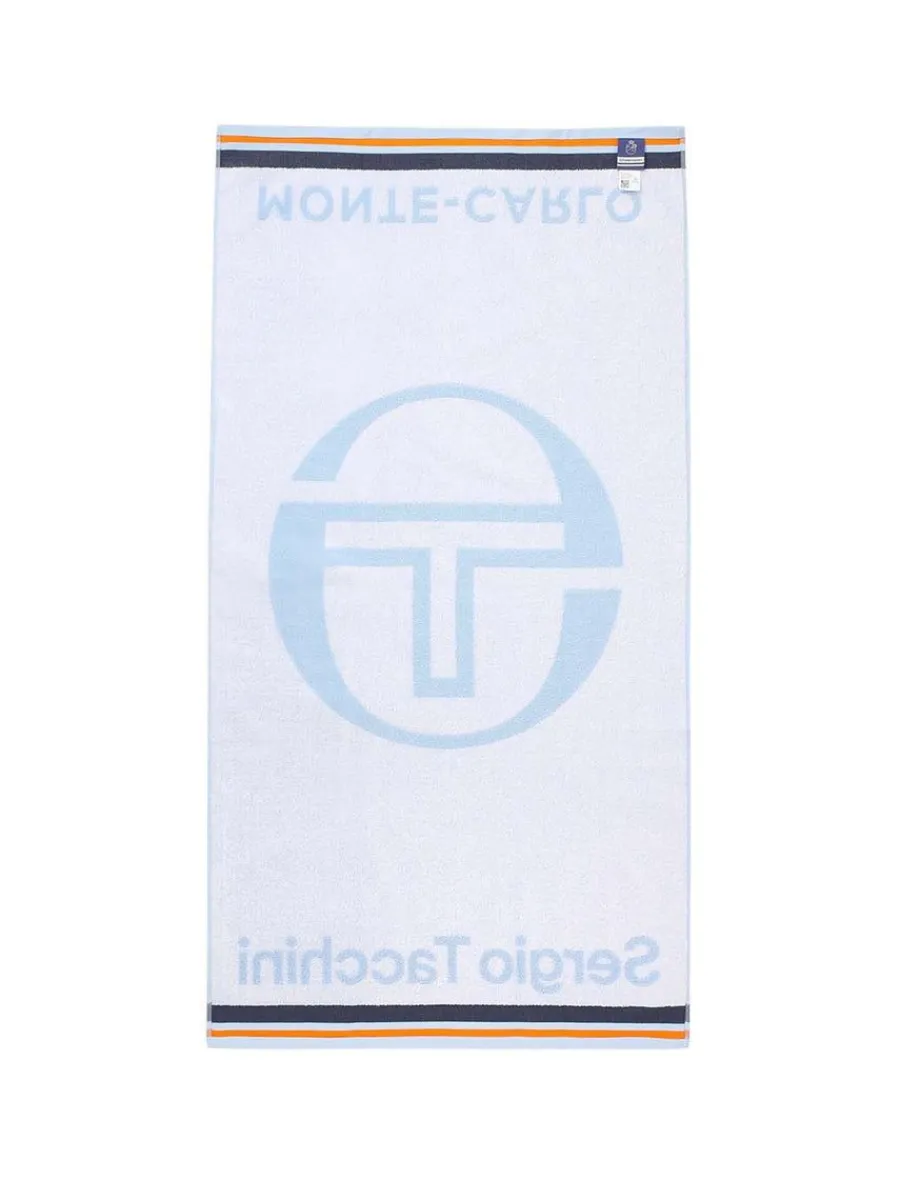 Sergio Tacchini Mc Staff Full-Size Towel- Light Blue Clearance