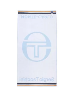 Sergio Tacchini Mc Staff Full-Size Towel- Light Blue Outlet