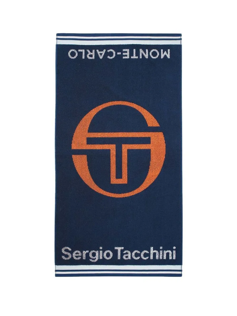 Sergio Tacchini Mc Staff Full-Size Towel- Navy Online