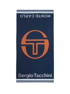 Sergio Tacchini Mc Staff Full-Size Towel- Navy Online