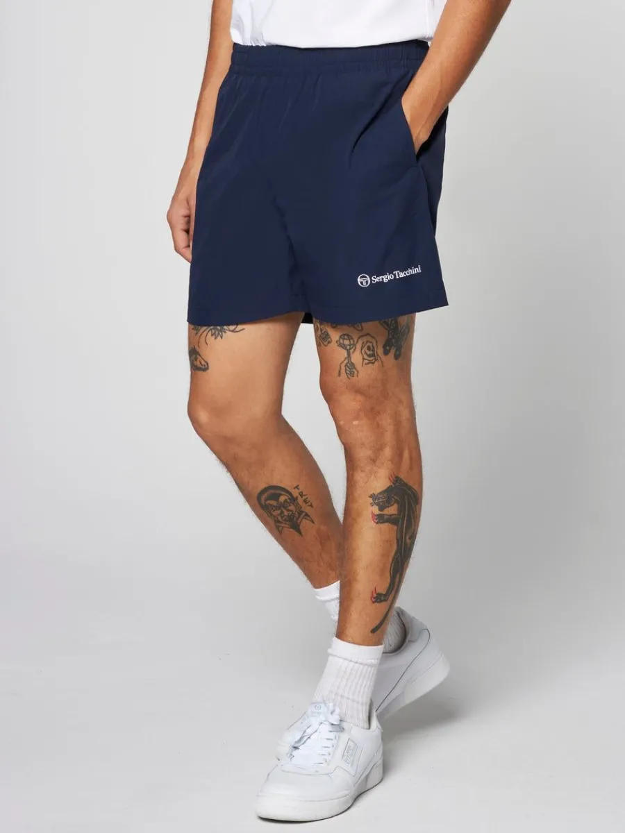 Sergio Tacchini Merlata Water-Reactive Swim Short- Maritime Blue Sale