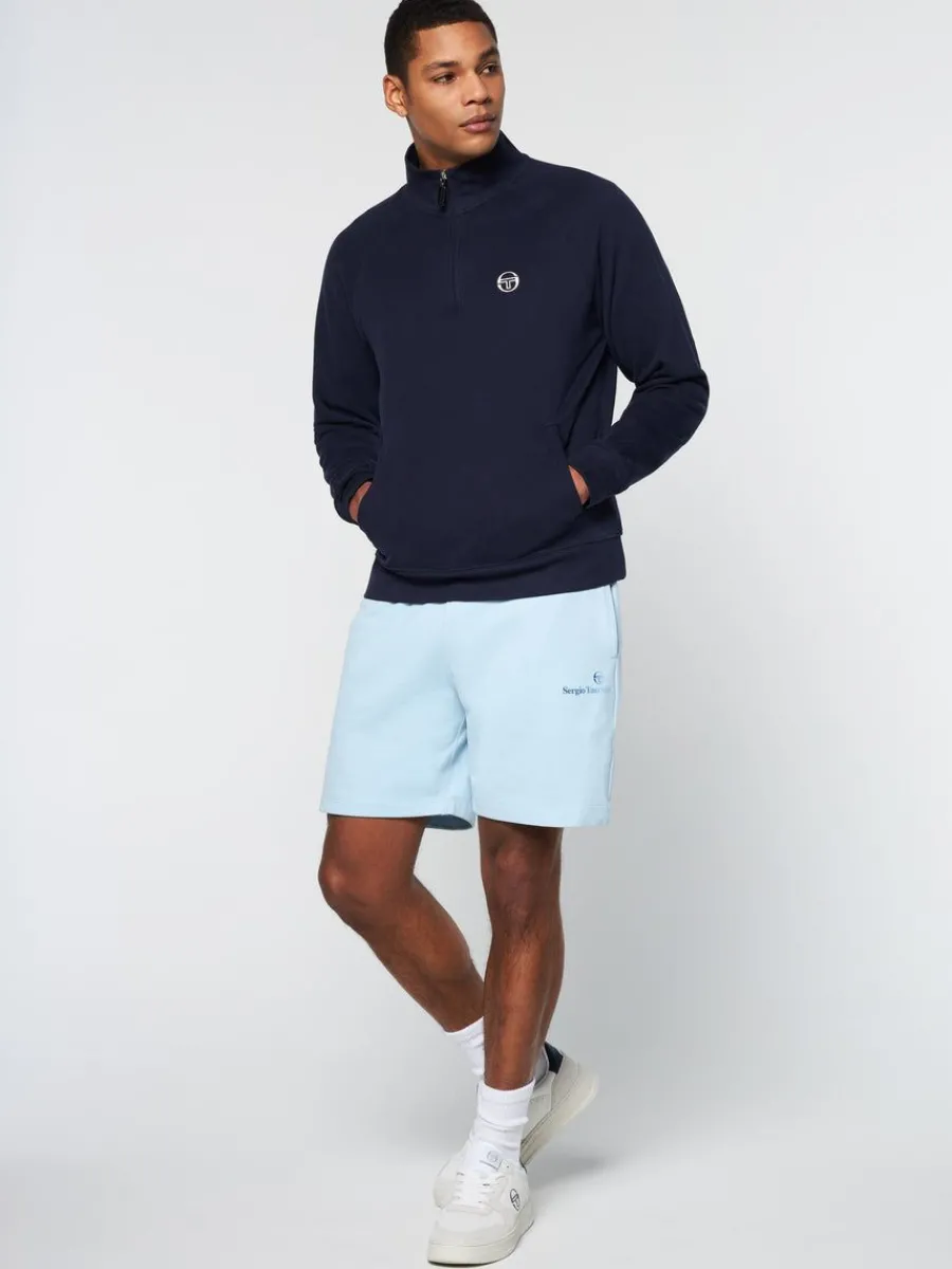 Sergio Tacchini Mezza Half Zip- Maritime Blue Sale