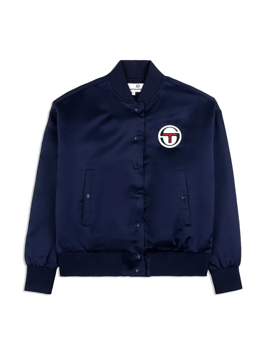Sergio Tacchini Miss Angela Bomber Jacket- Maritime Blue