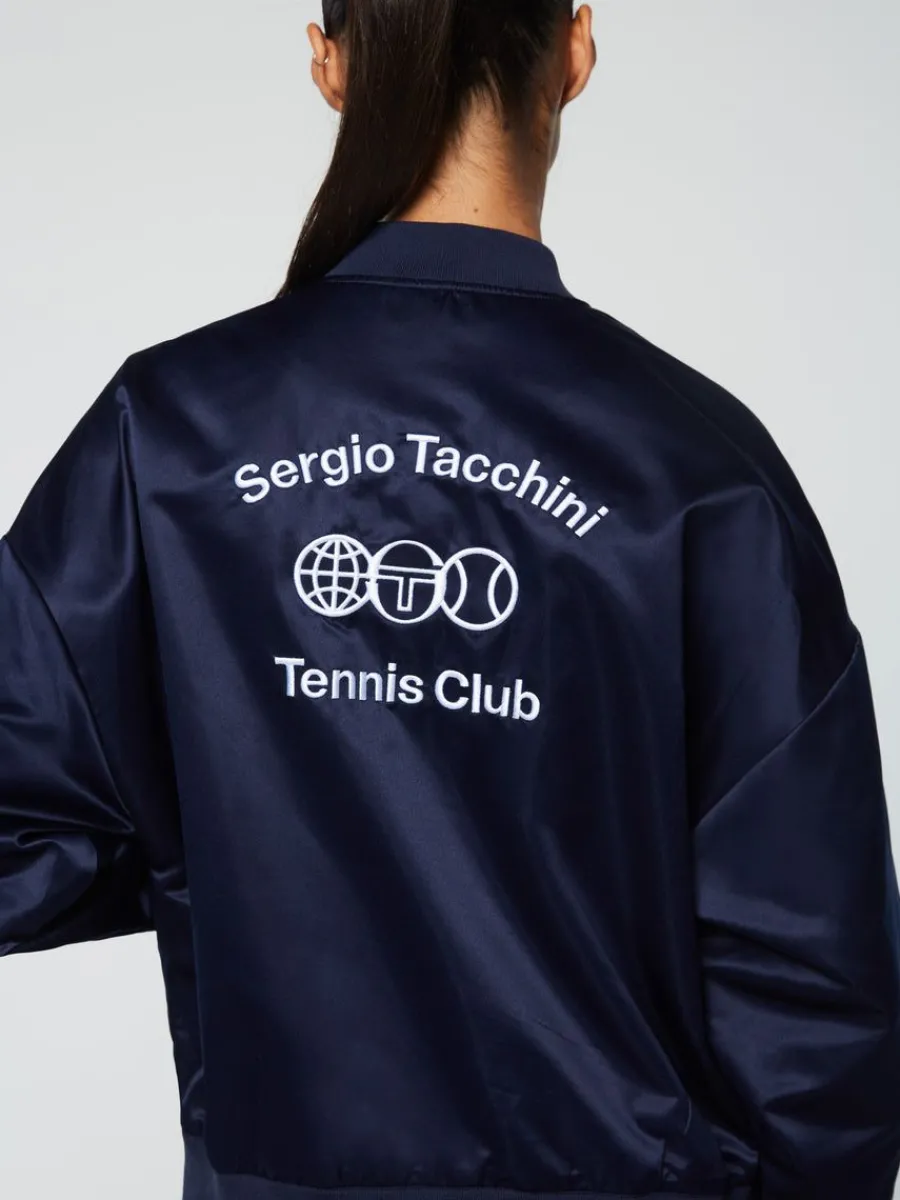 Sergio Tacchini Miss Angela Bomber Jacket- Maritime Blue