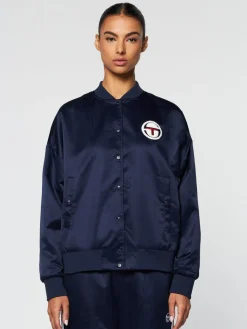 Sergio Tacchini Miss Angela Bomber Jacket- Maritime Blue
