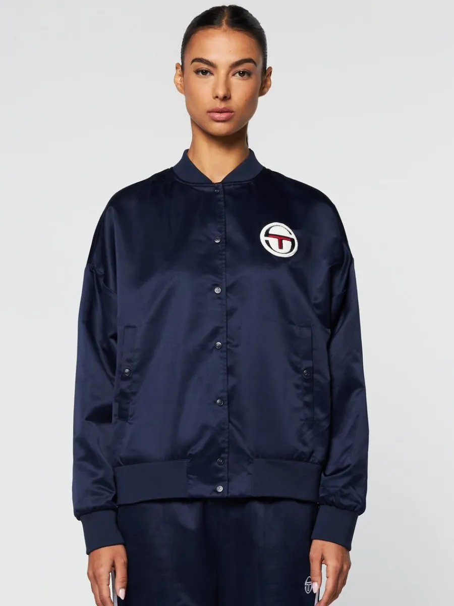 Sergio Tacchini Miss Angela Bomber Jacket- Maritime Blue
