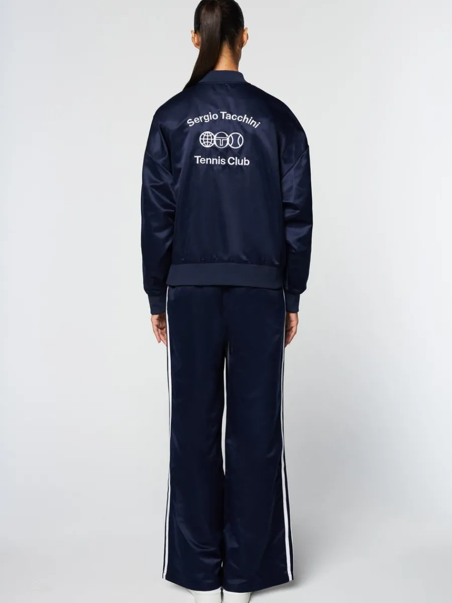 Sergio Tacchini Miss Angela Bomber Jacket- Maritime Blue