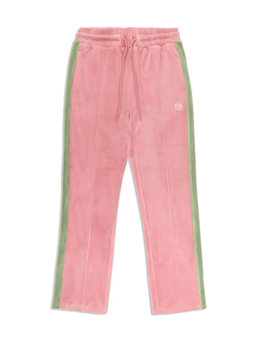 Sergio Tacchini Miss Carlotta Velour Track Pant- Wild Rose