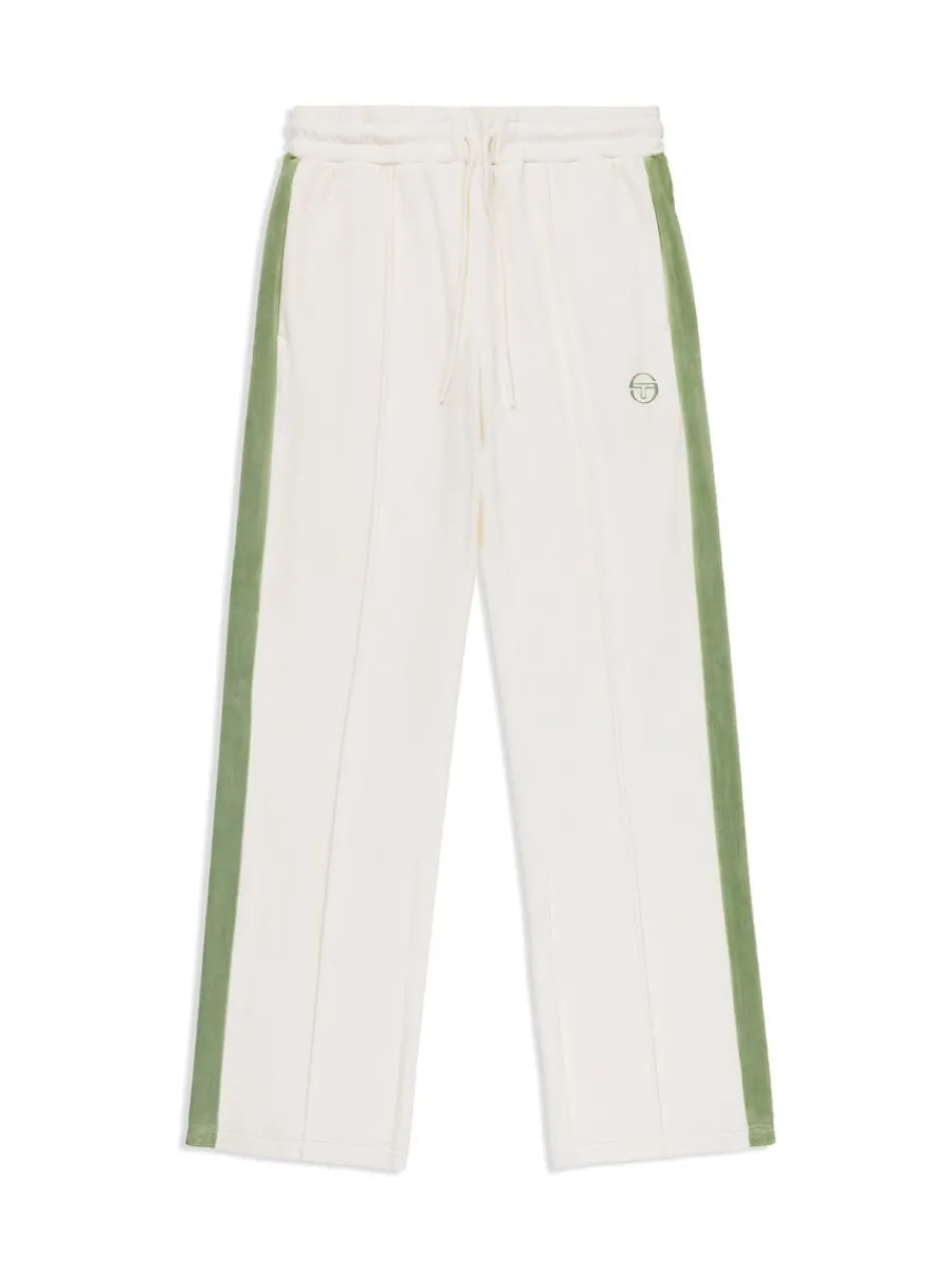 Sergio Tacchini Miss Carlotta Velour Track Pant-Gardenia Discount
