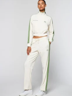 Sergio Tacchini Miss Carlotta Velour Track Pant-Gardenia Discount