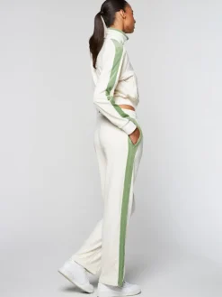 Sergio Tacchini Miss Carlotta Velour Track Pant-Gardenia Discount