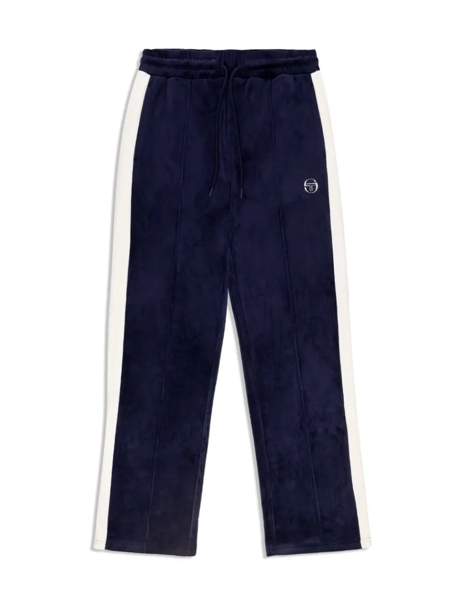 Sergio Tacchini Miss Carlotta Velour Track Pant- Maritime Blue New