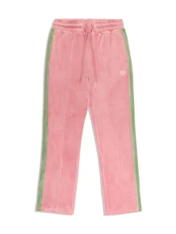 Sergio Tacchini Miss Carlotta Velour Track Pant- Wild Rose Discount