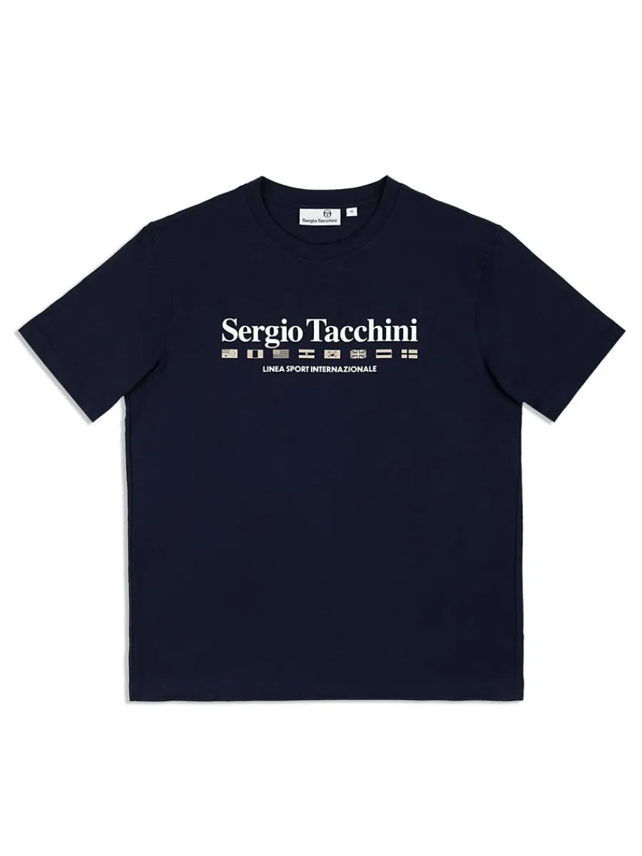Sergio Tacchini Monda T-Shirt- Maritime Blue Online