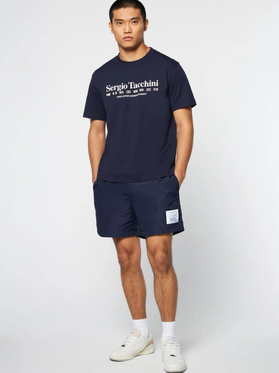 Sergio Tacchini Monda T-Shirt- Maritime Blue Online