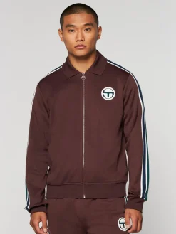 Sergio Tacchini Monte Track Jacket Archivio- Deep Mahogany
