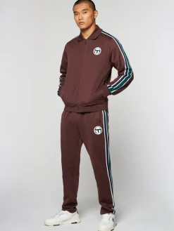 Sergio Tacchini Monte Track Jacket Archivio- Deep Mahogany