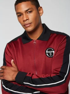 Sergio Tacchini Monte Track Jacket Archivio- Merlot Sale