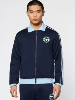 Sergio Tacchini Monte Track Jacket Archivio- Maritime Blue Online