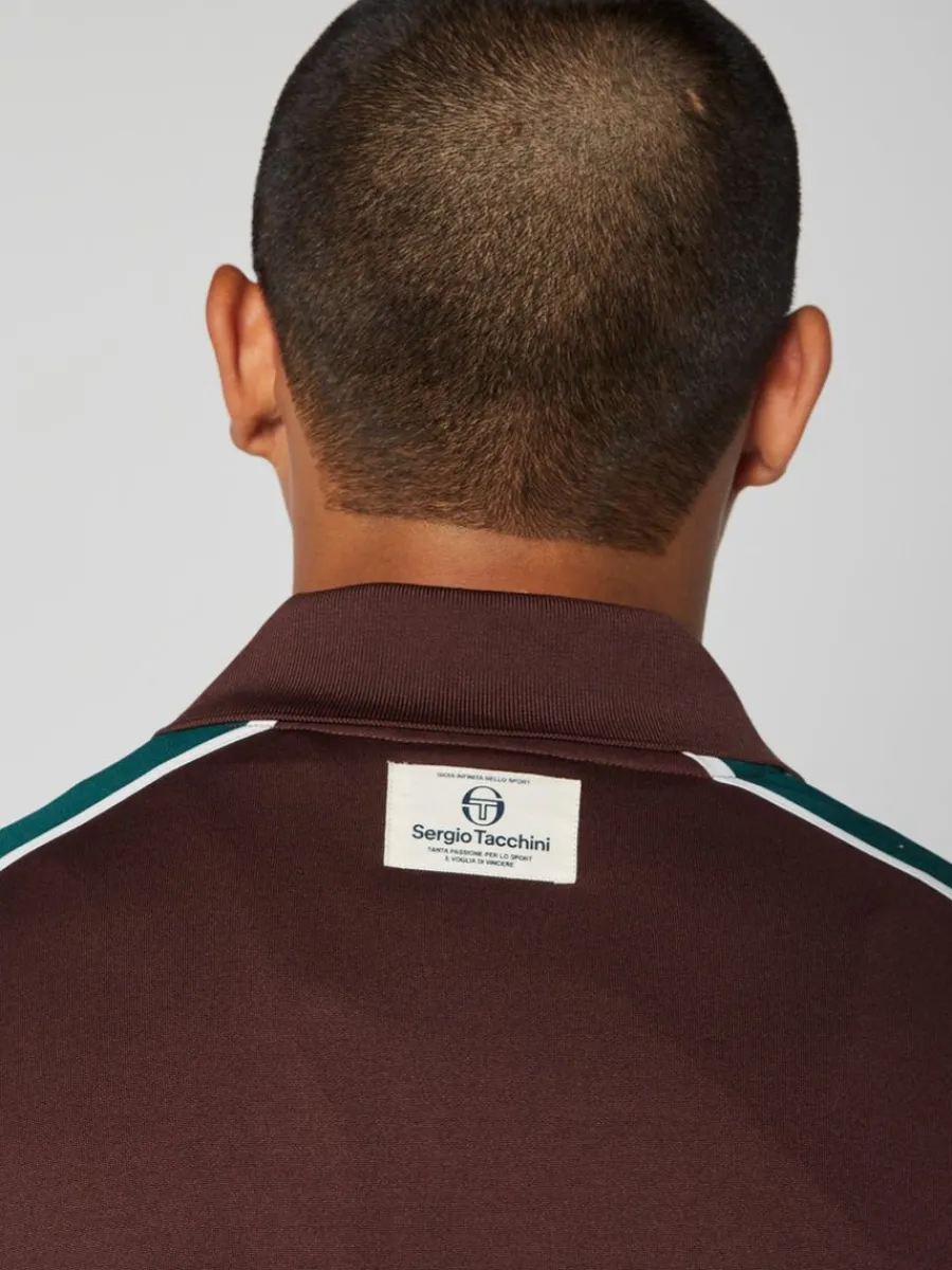 Sergio Tacchini Monte Track Jacket Archivio- Deep Mahogany New