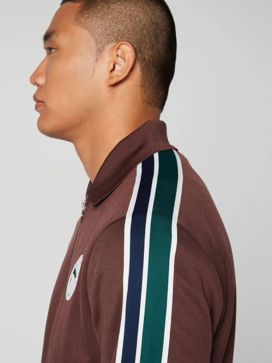 Sergio Tacchini Monte Track Jacket Archivio- Deep Mahogany New
