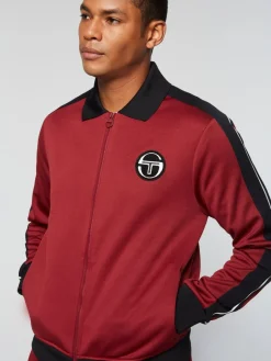 Sergio Tacchini Monte Track Jacket Archivio- Merlot Hot