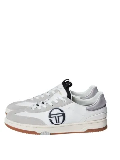 Sergio Tacchini Neo Terrace Da Sneaker- White/ Antique White/ Raven Clearance