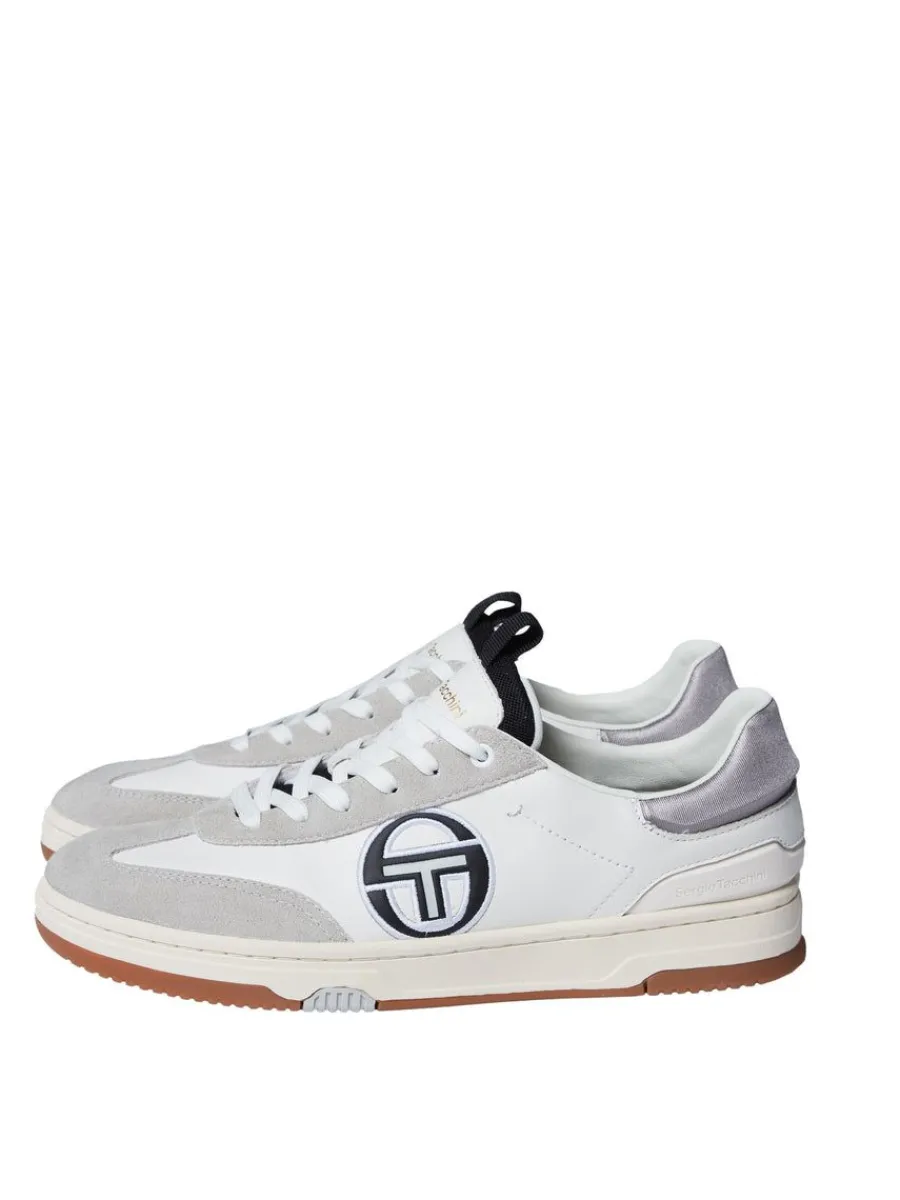 Sergio Tacchini Neo Terrace Da Sneaker- White/ Antique White/ Raven Hot