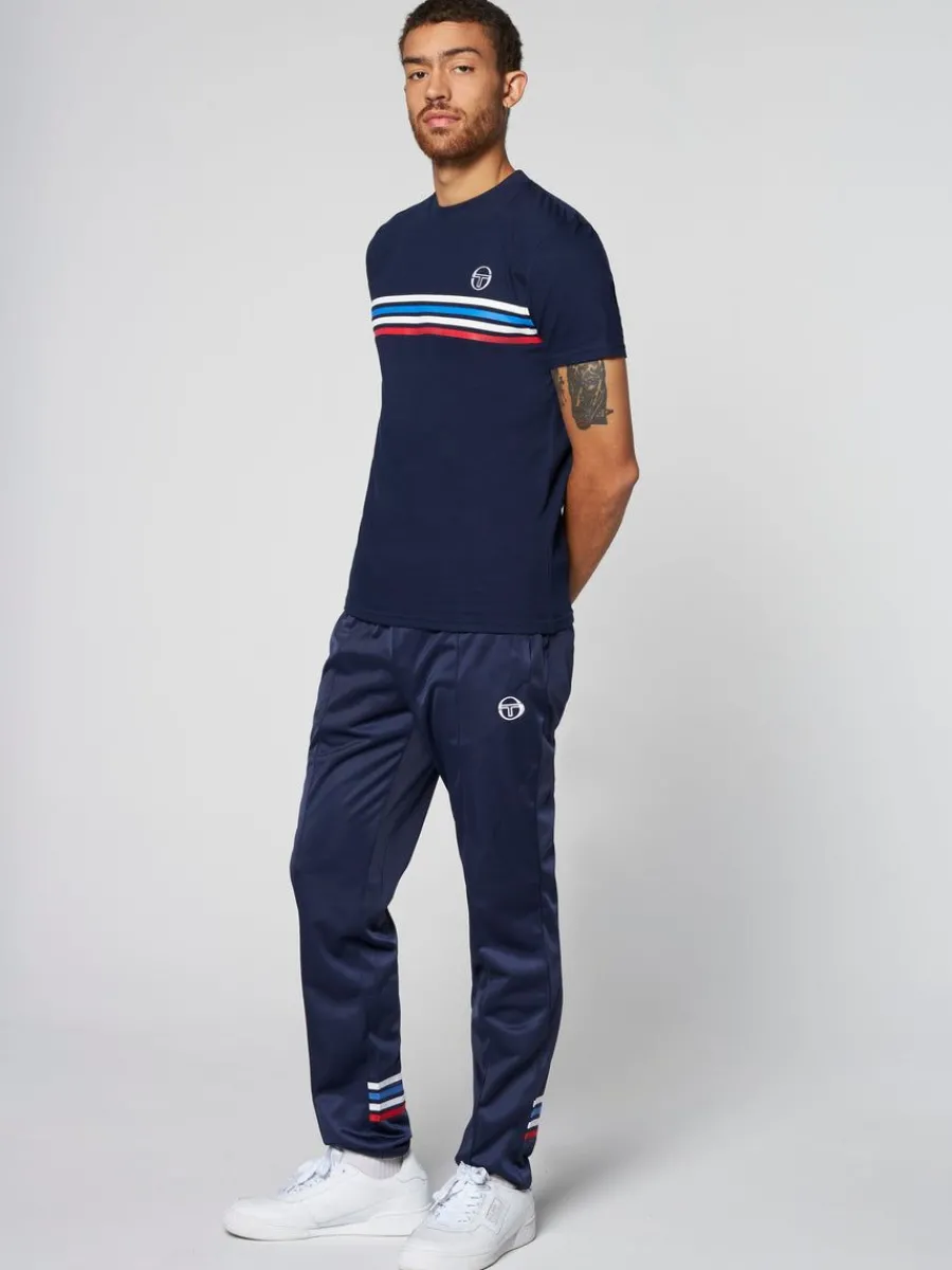 Sergio Tacchini New Melfi Short Sleeve T-Shirt Archivio- Maritime Blue