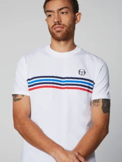 Sergio Tacchini New Melfi Short Sleeve T-Shirt Archivio- White Hot