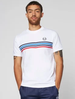Sergio Tacchini New Melfi Short Sleeve T-Shirt Archivio- White Online