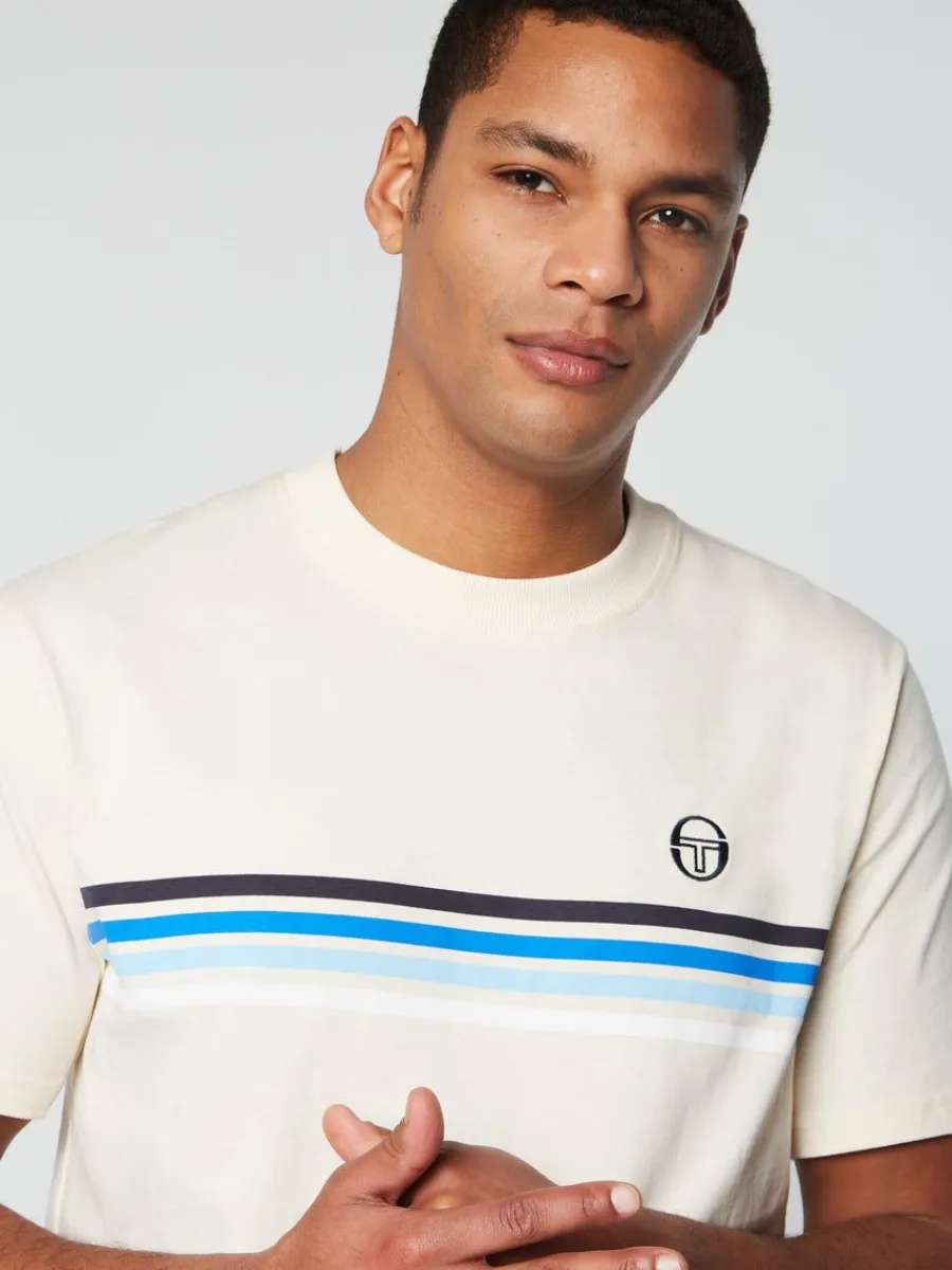 Sergio Tacchini New Melfi T-Shirt- Pearl/ Ivory New