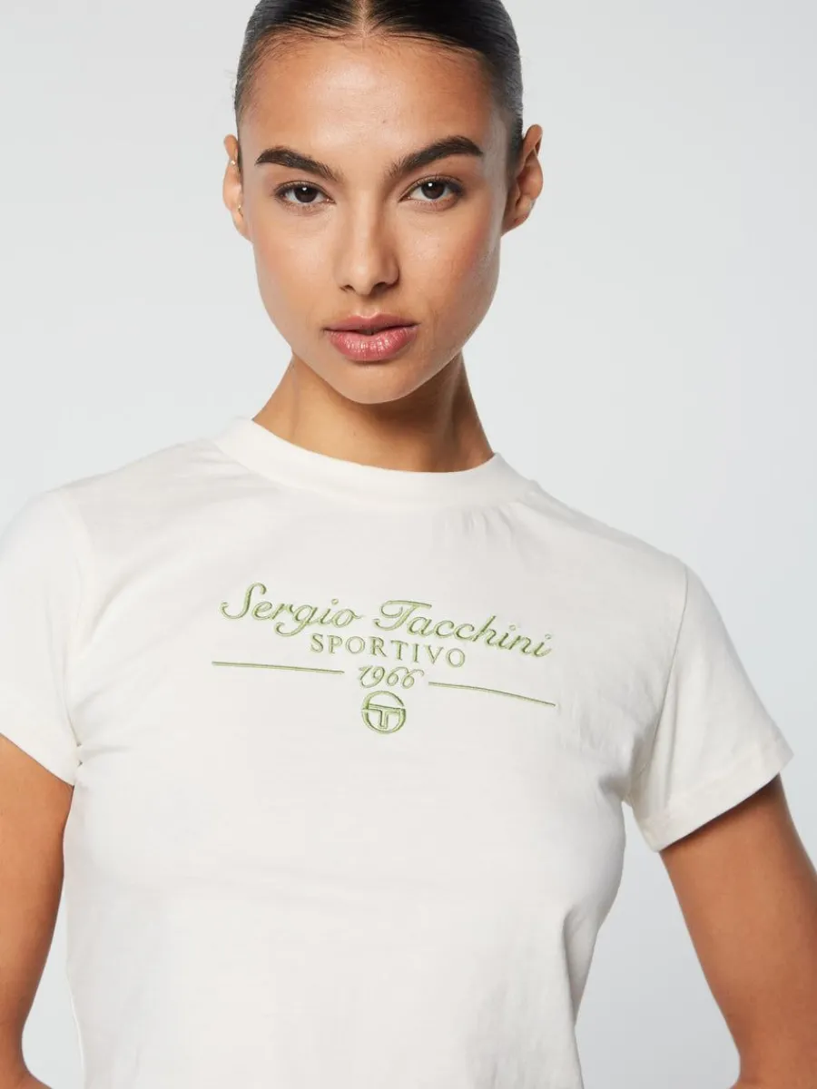 Sergio Tacchini Nicola Graphic T-Shirt- Gardenia Online