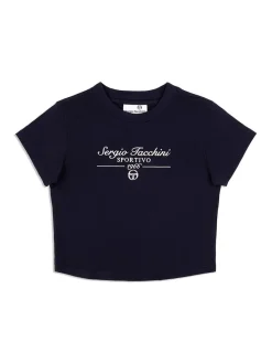 Sergio Tacchini Nicola Graphic T-Shirt- Maritime Blue