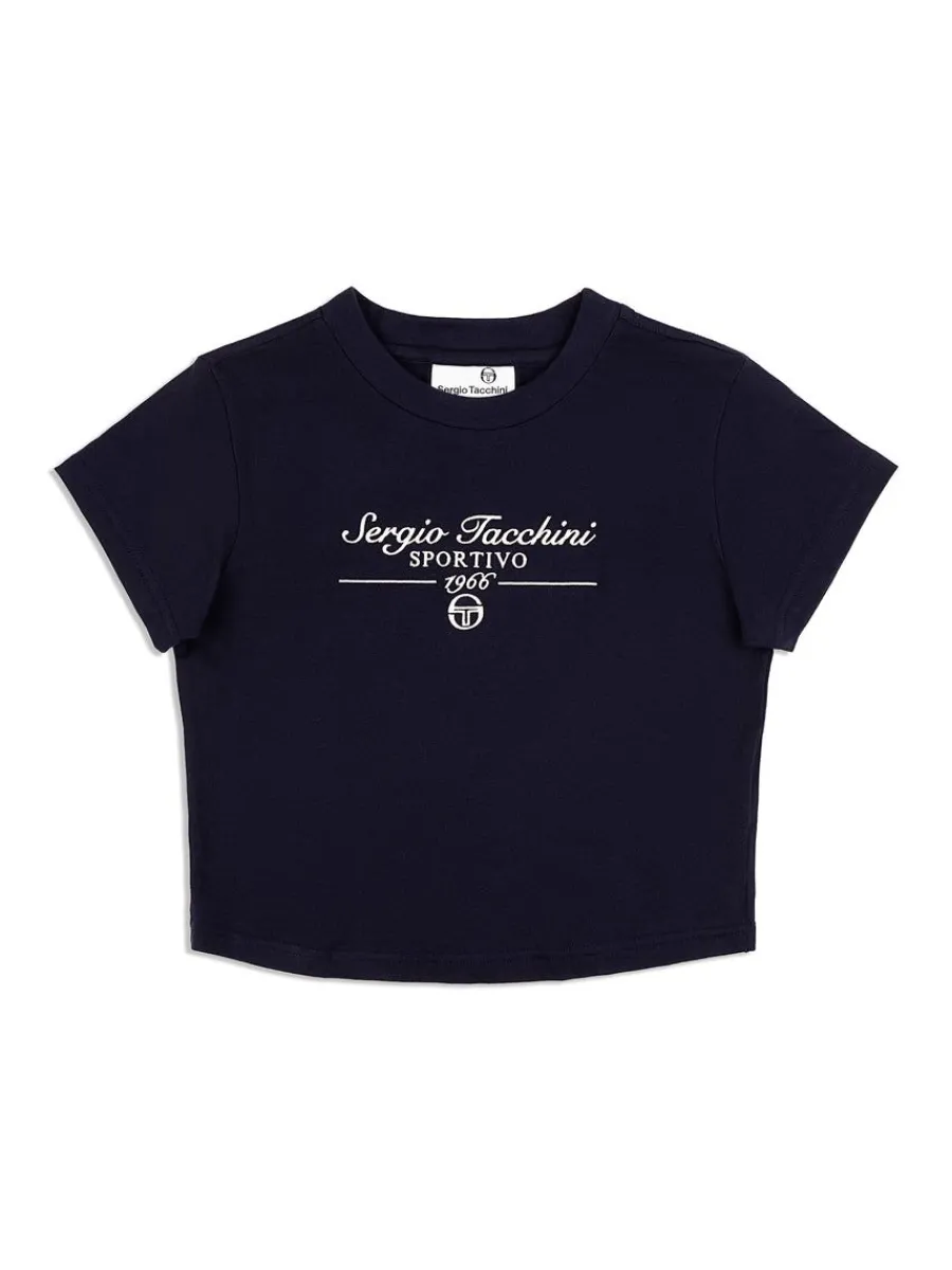 Sergio Tacchini Nicola Graphic T-Shirt- Maritime Blue