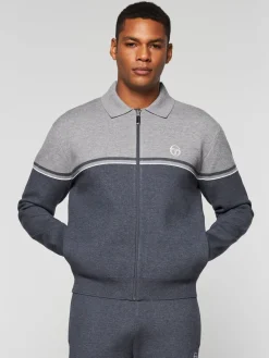Sergio Tacchini Nostra Track Jacket- Dark Grey/ Melange Sale