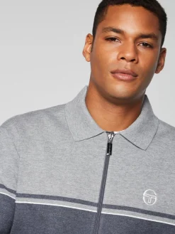 Sergio Tacchini Nostra Track Jacket- Dark Grey/ Melange Sale
